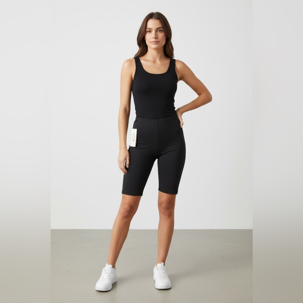 003 ACTVWR: 3 piece Fit In legging shorts size S